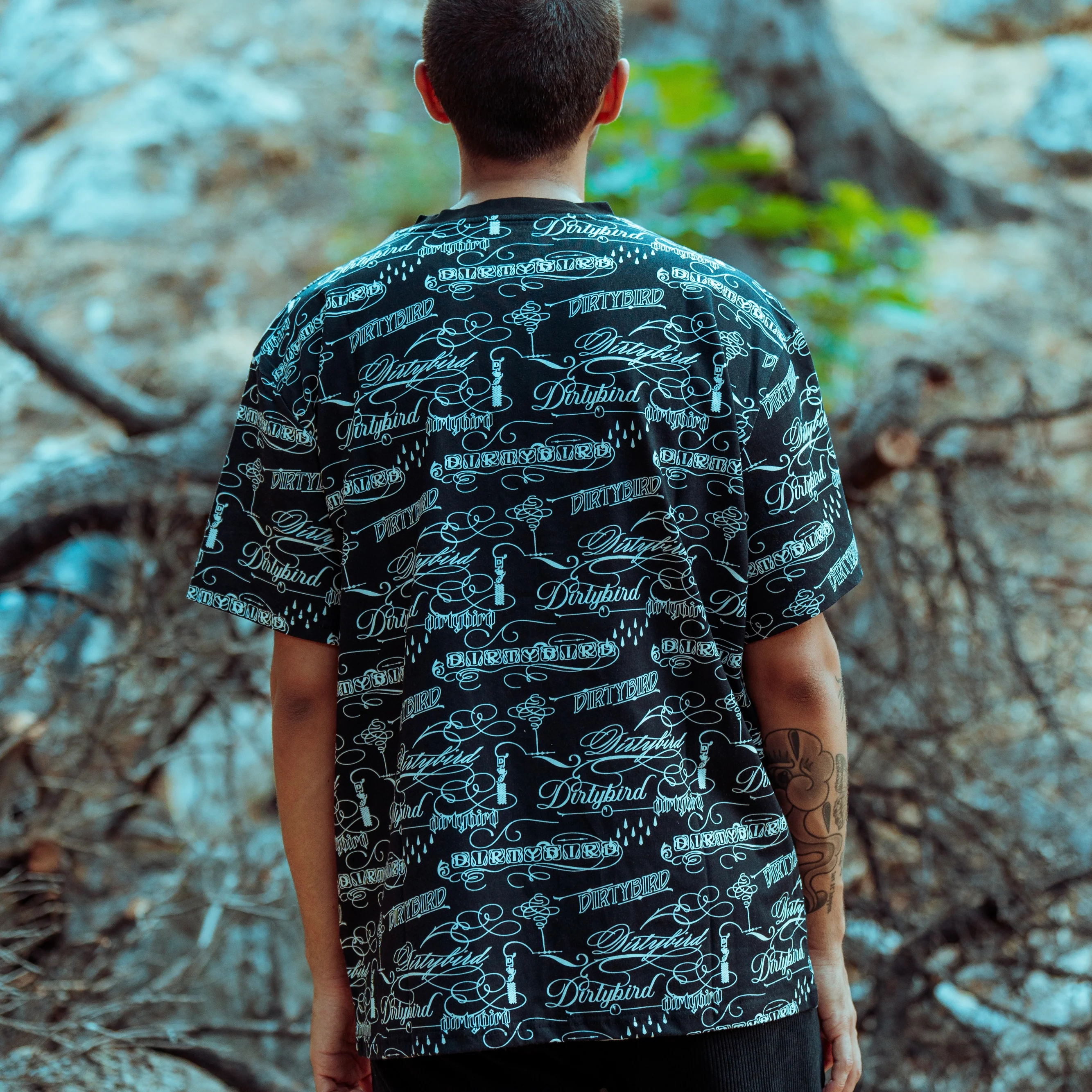 All Over Script T-Shirt - Image 3