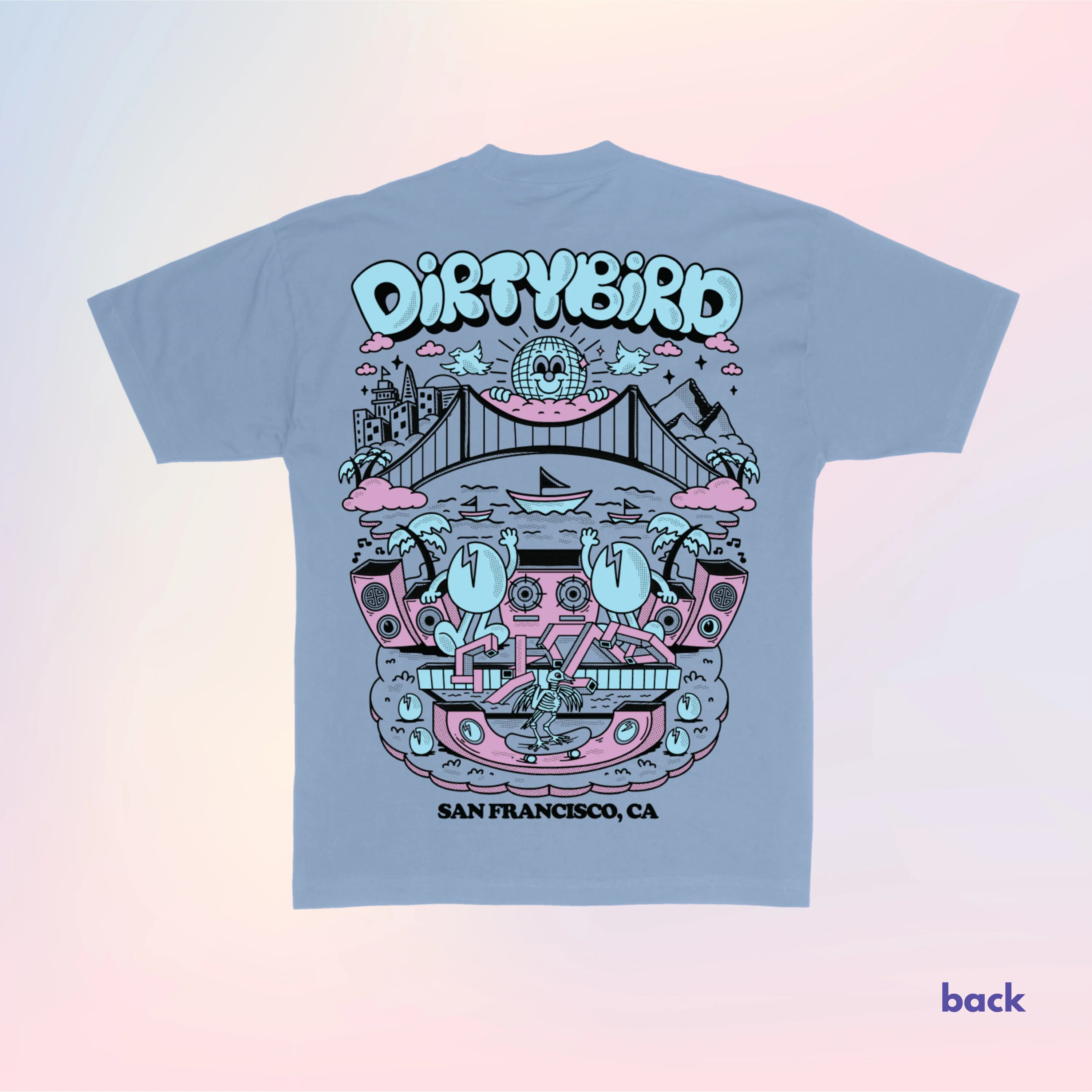 'Back to BAYsics' Tee (Blue Online Exclusive) - Image 3