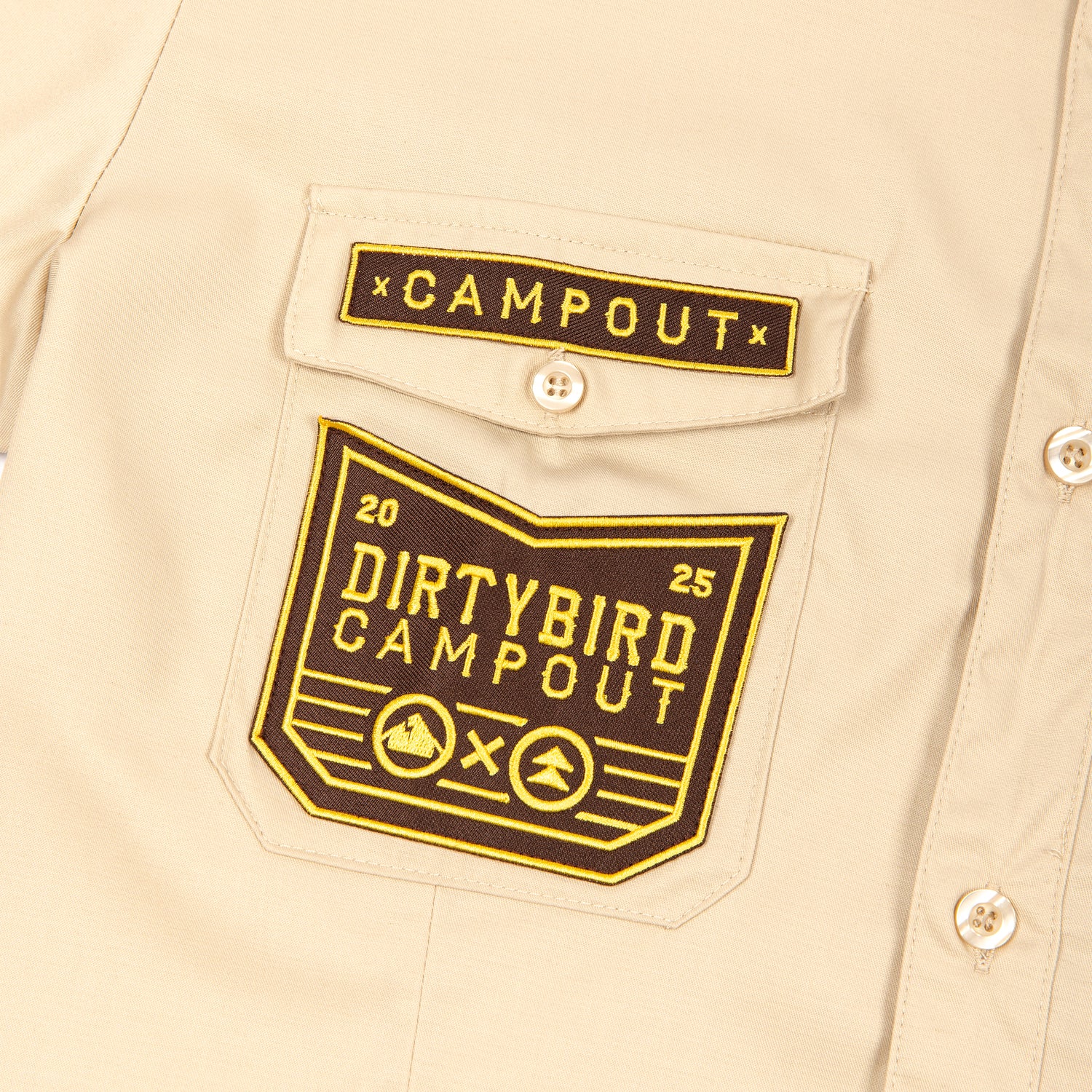 Camper Shirt (Khaki) - Dirtybird Campout + Northern Nights 2025 - Image 2