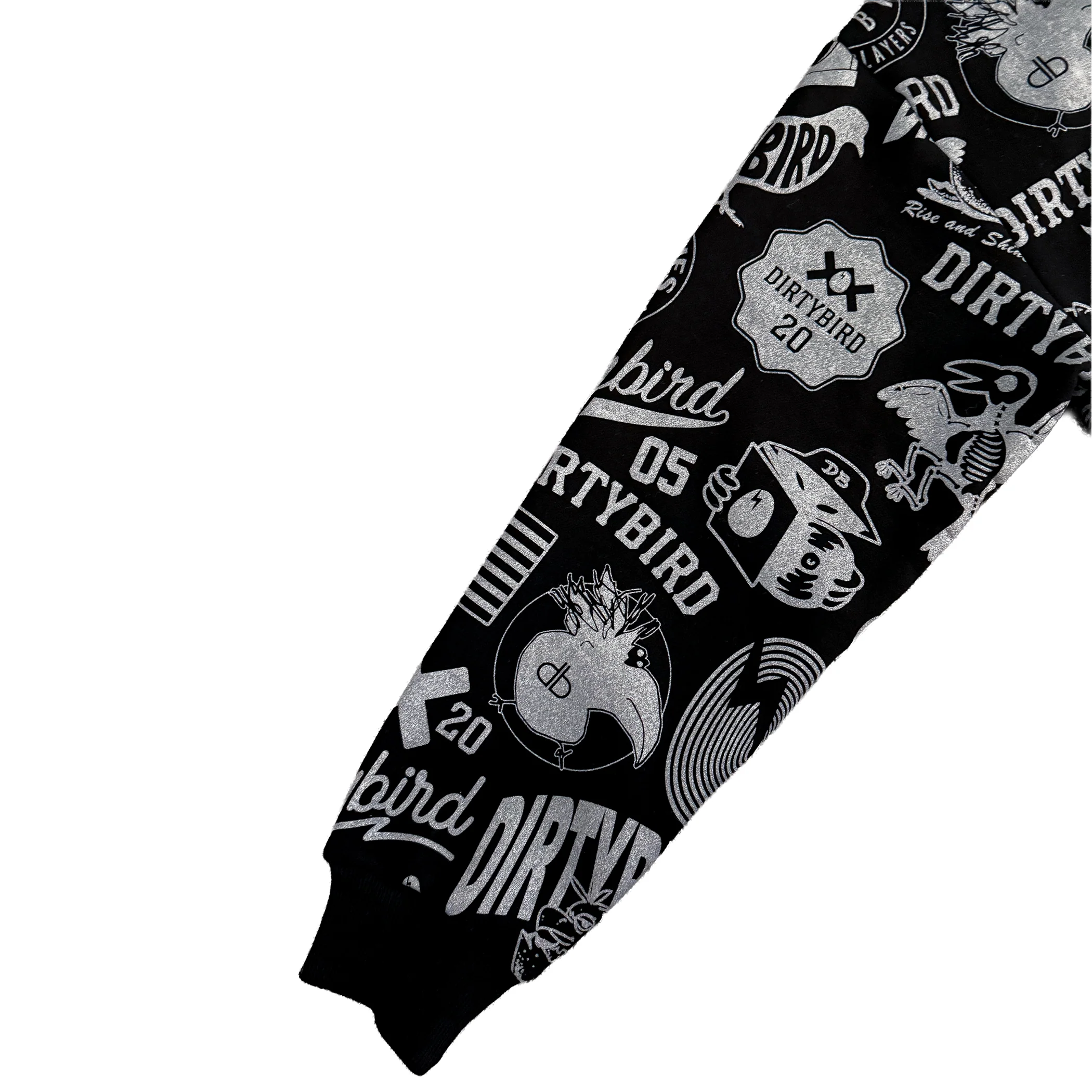 Dirtybird All Over Reflective Hoodie - Image 3