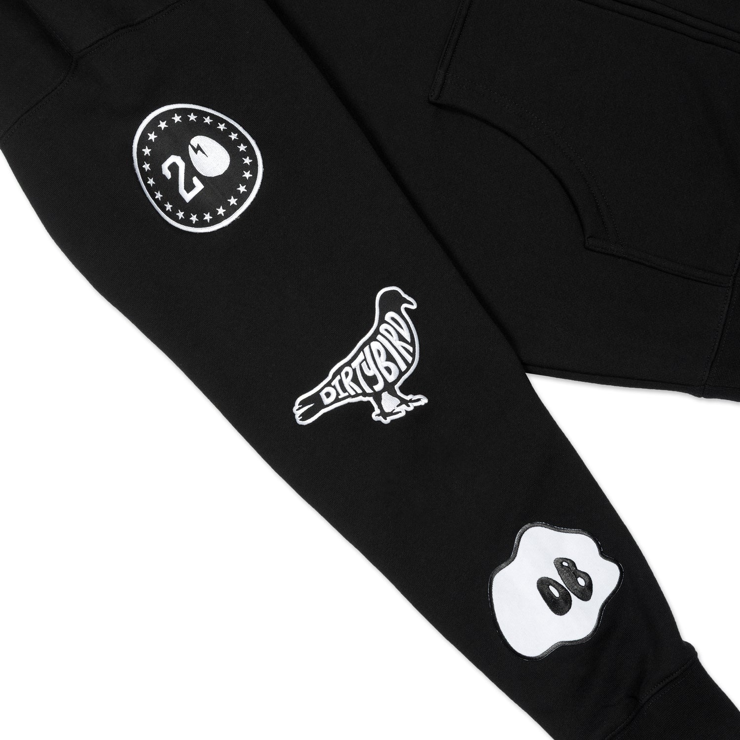 Dirtybird Patch Zip-Up Hoodie - Image 3