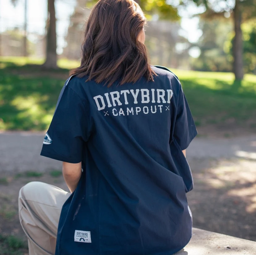 Dirtybird Campout 2021 Navy Camper Shirt - Image 3
