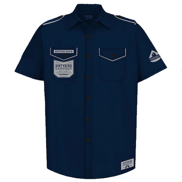 Dirtybird Campout 2021 Navy Camper Shirt - Image 4