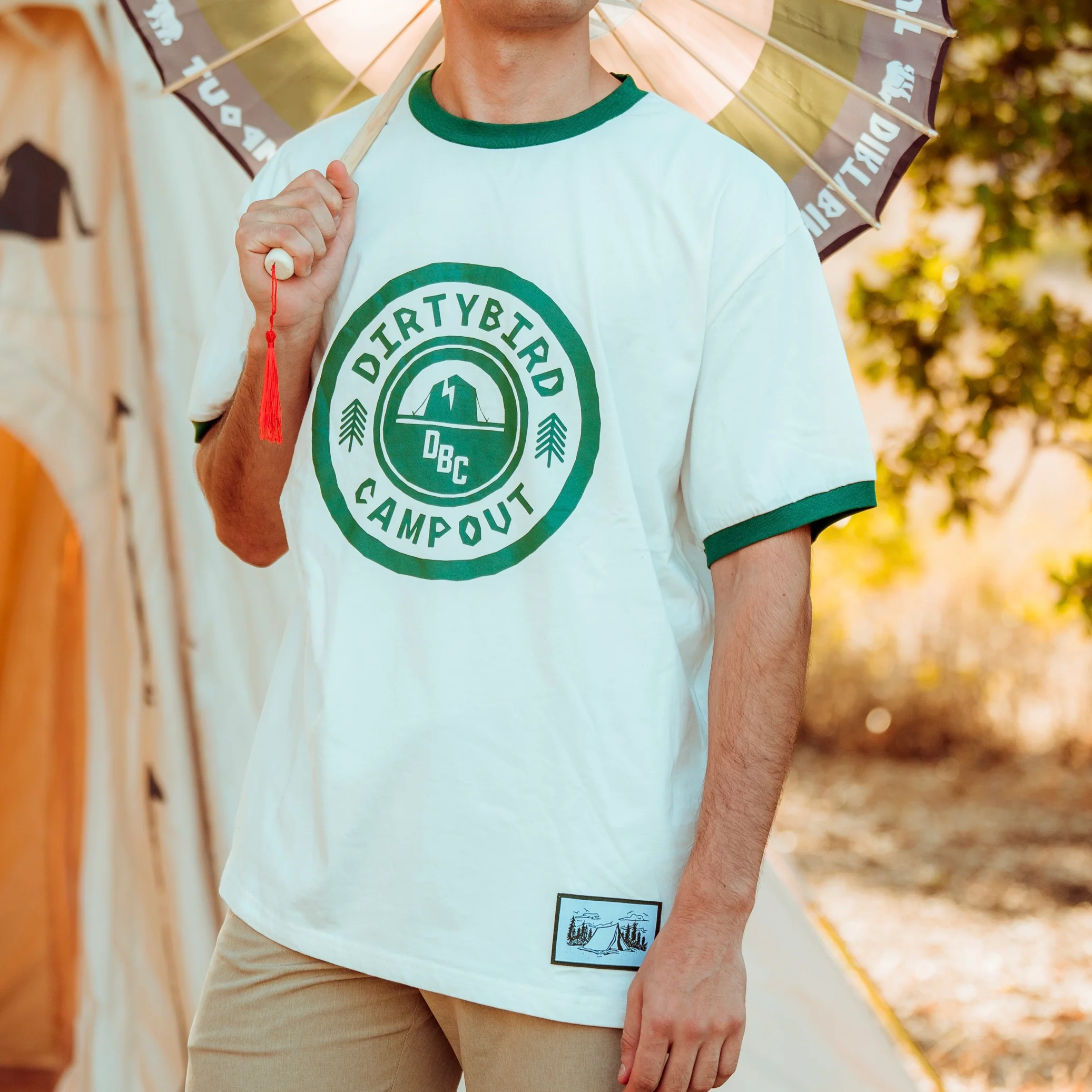 Dirtybird Campout Ringer T-Shirt - Image 3