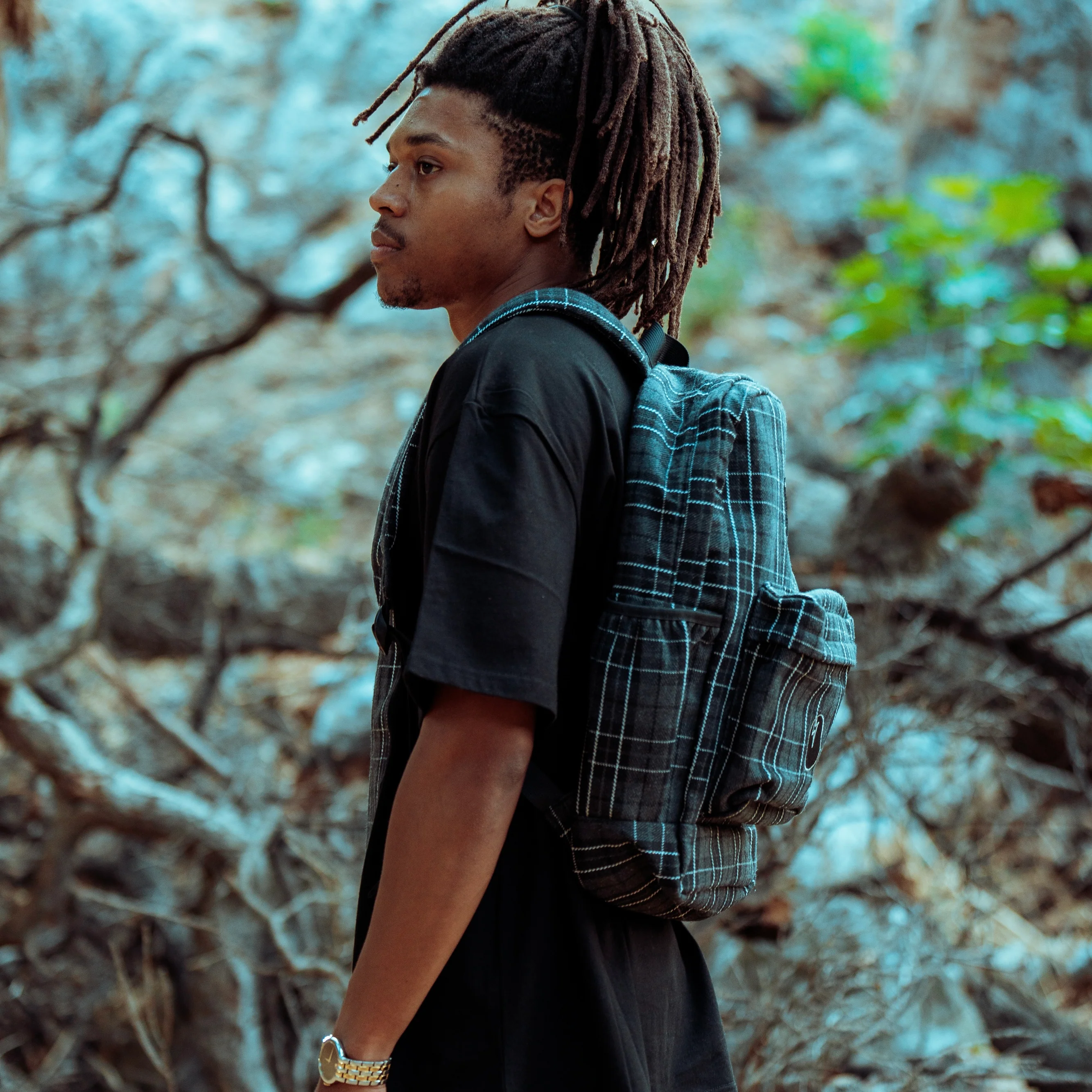 Large Flannel Backpack - Image 2