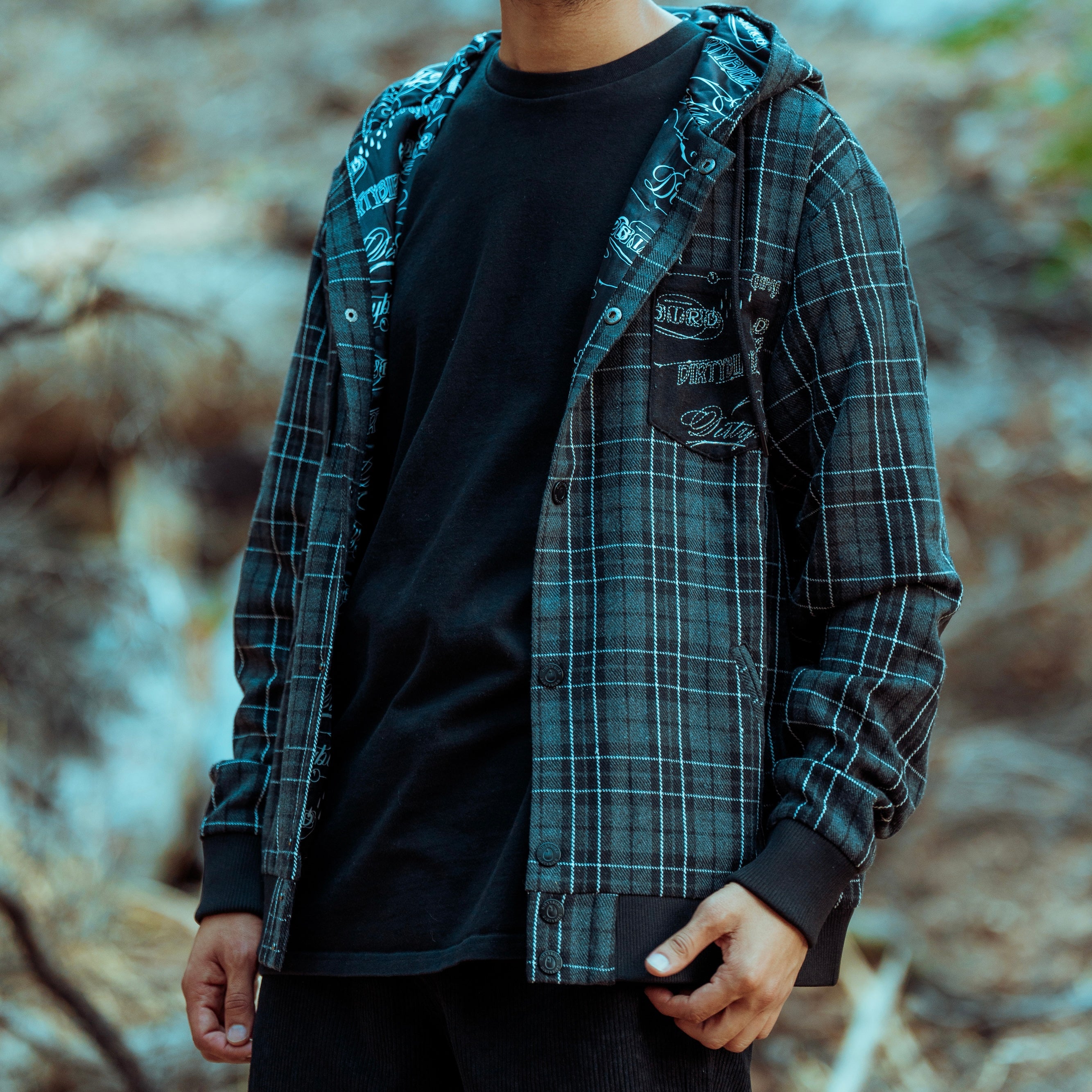 Flannel Snap Hoodie - Image 4