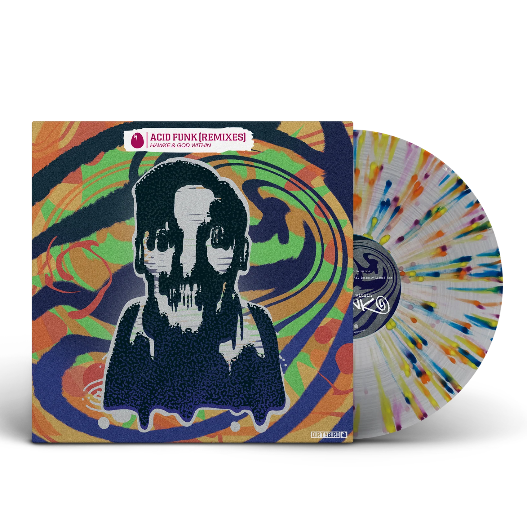 Hawke & God Within - 'Acid Funk (Remixes)' 12" Vinyl