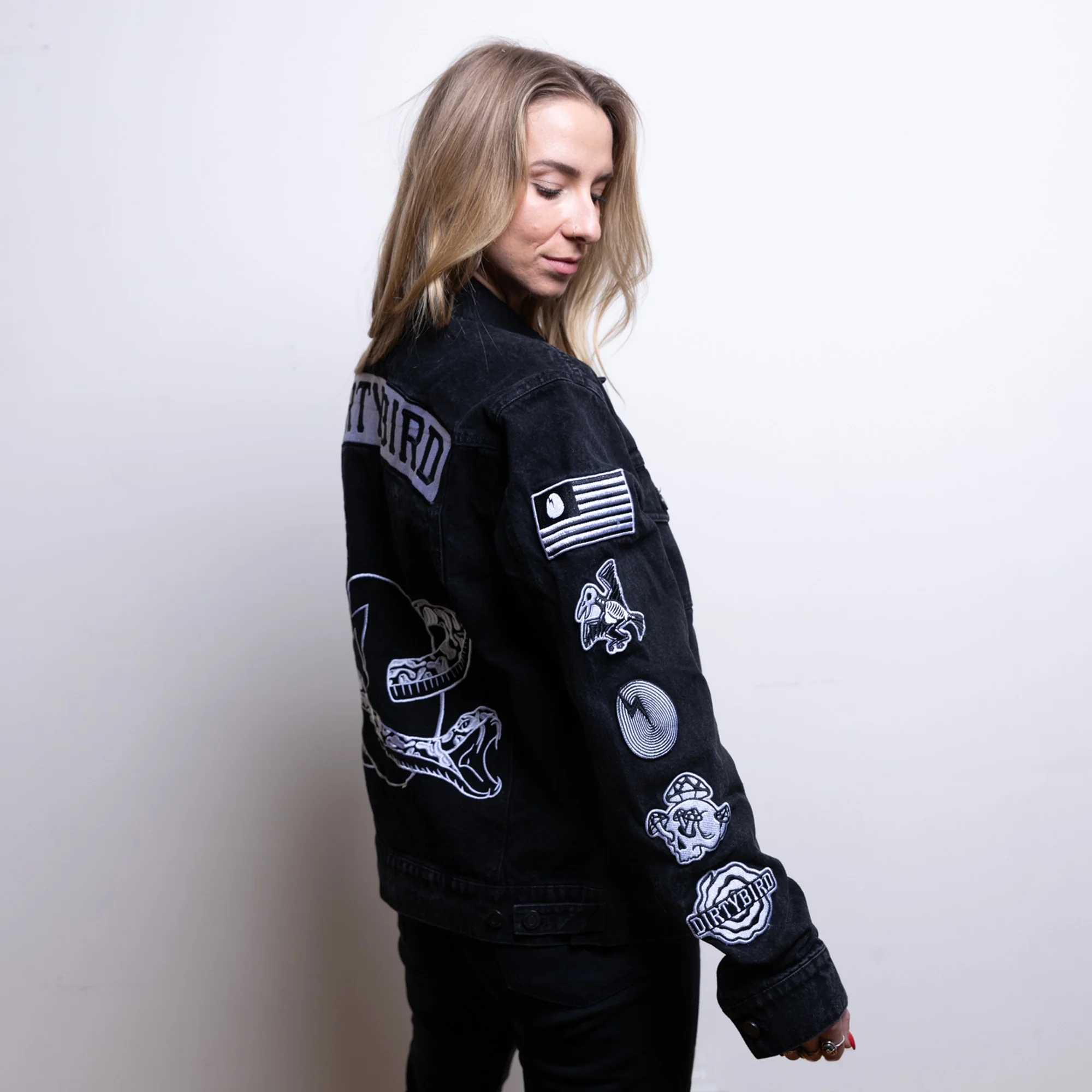 Dirtybird Midnight Denim Jacket - Image 3