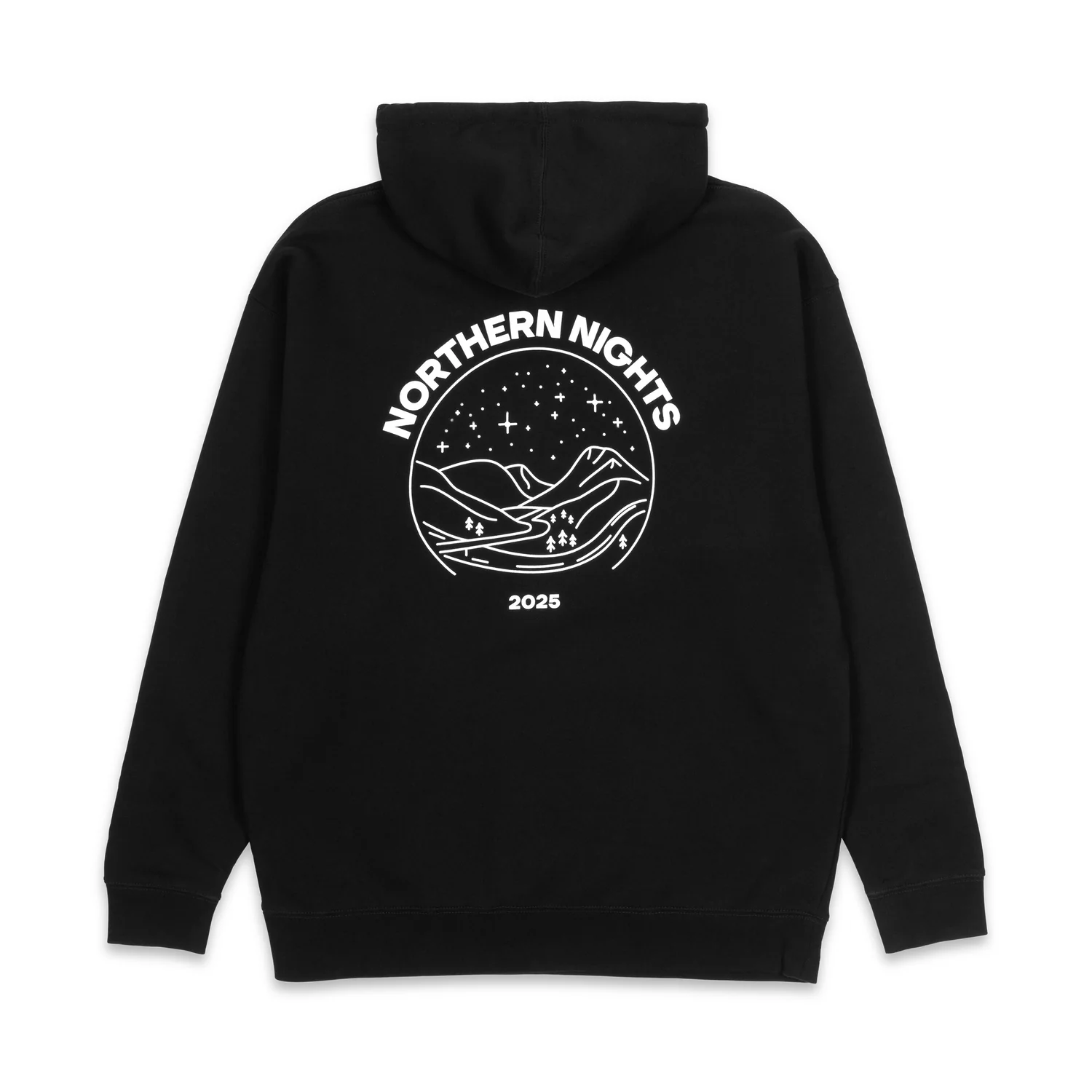 Northern Nights Starry Night Hoodie (Black) - Image 3