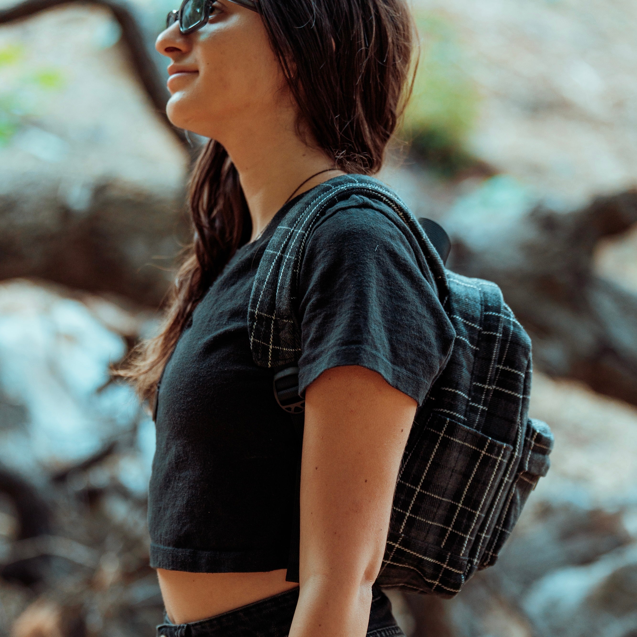 Small Flannel Backpack - Image 3