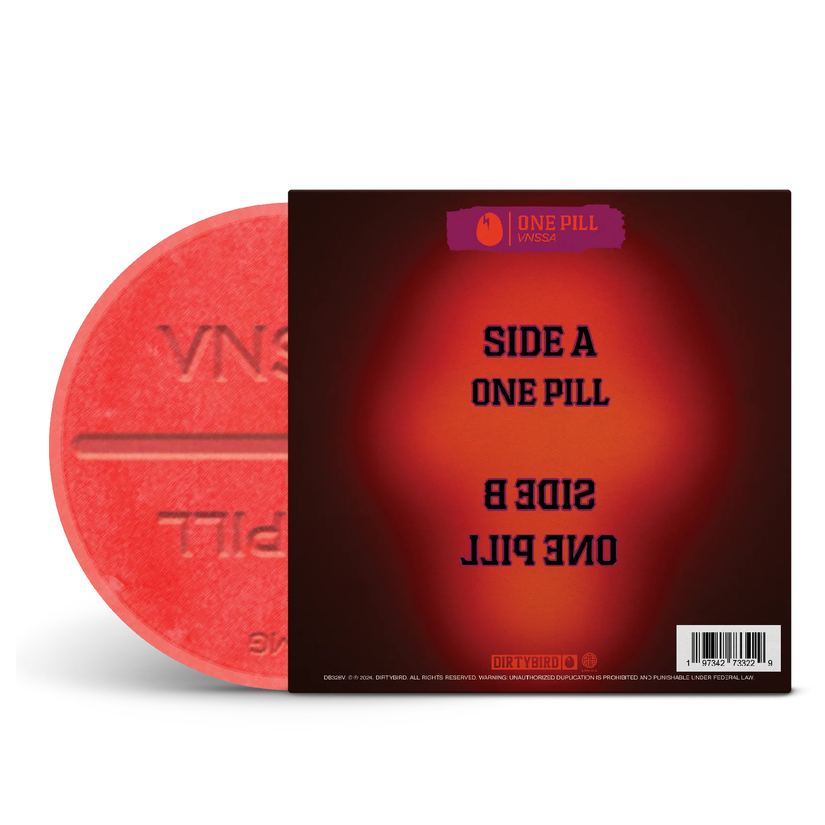 VNSSA - One Pill 7" Picture Disc (One Year Anniversary Pressing) - Image 2